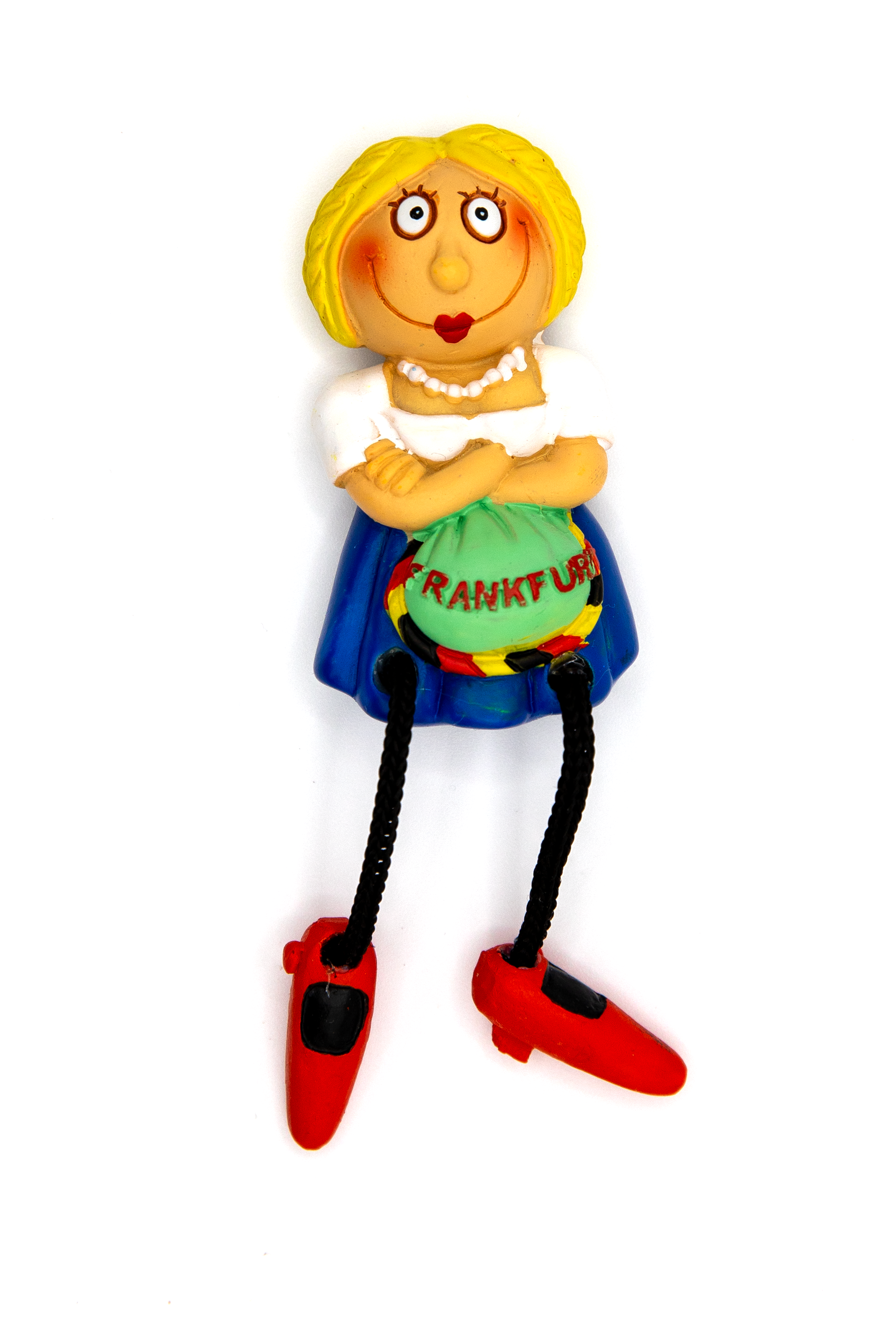 Magnet Dirndl mit Kordelfüßen