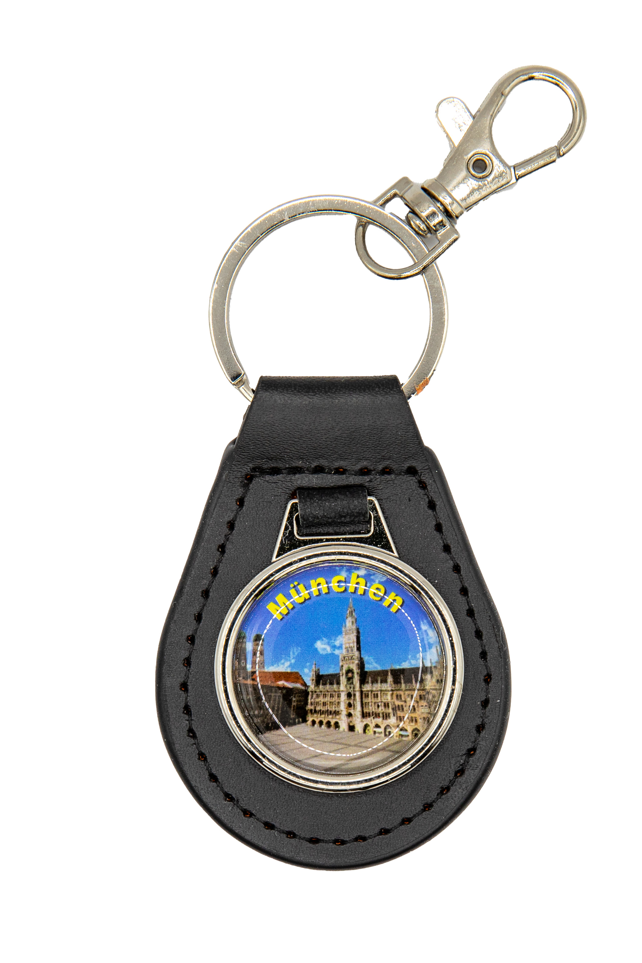 Schlüsselanhänger München Leder
