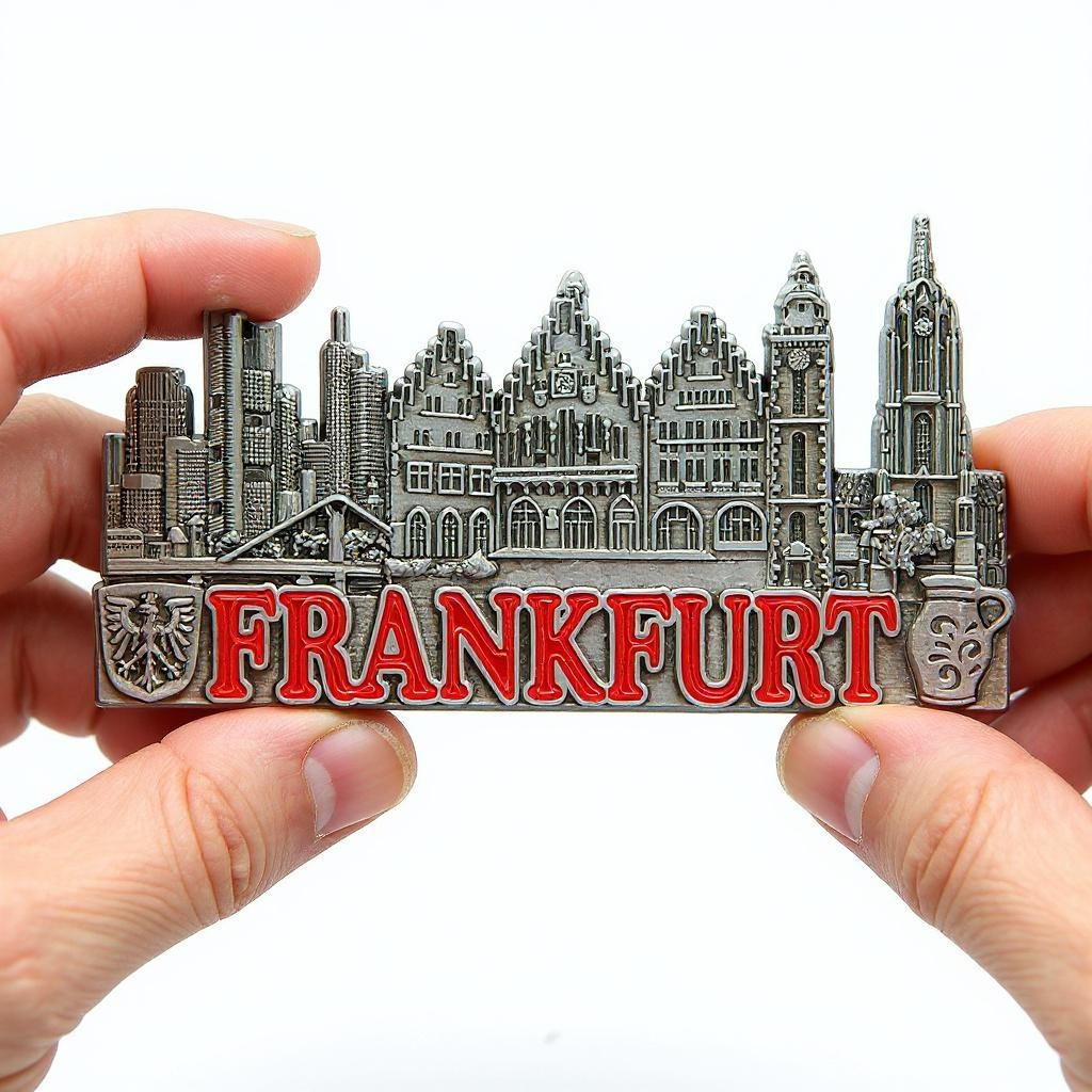 Magnet Frankfurt Metall Skyline
