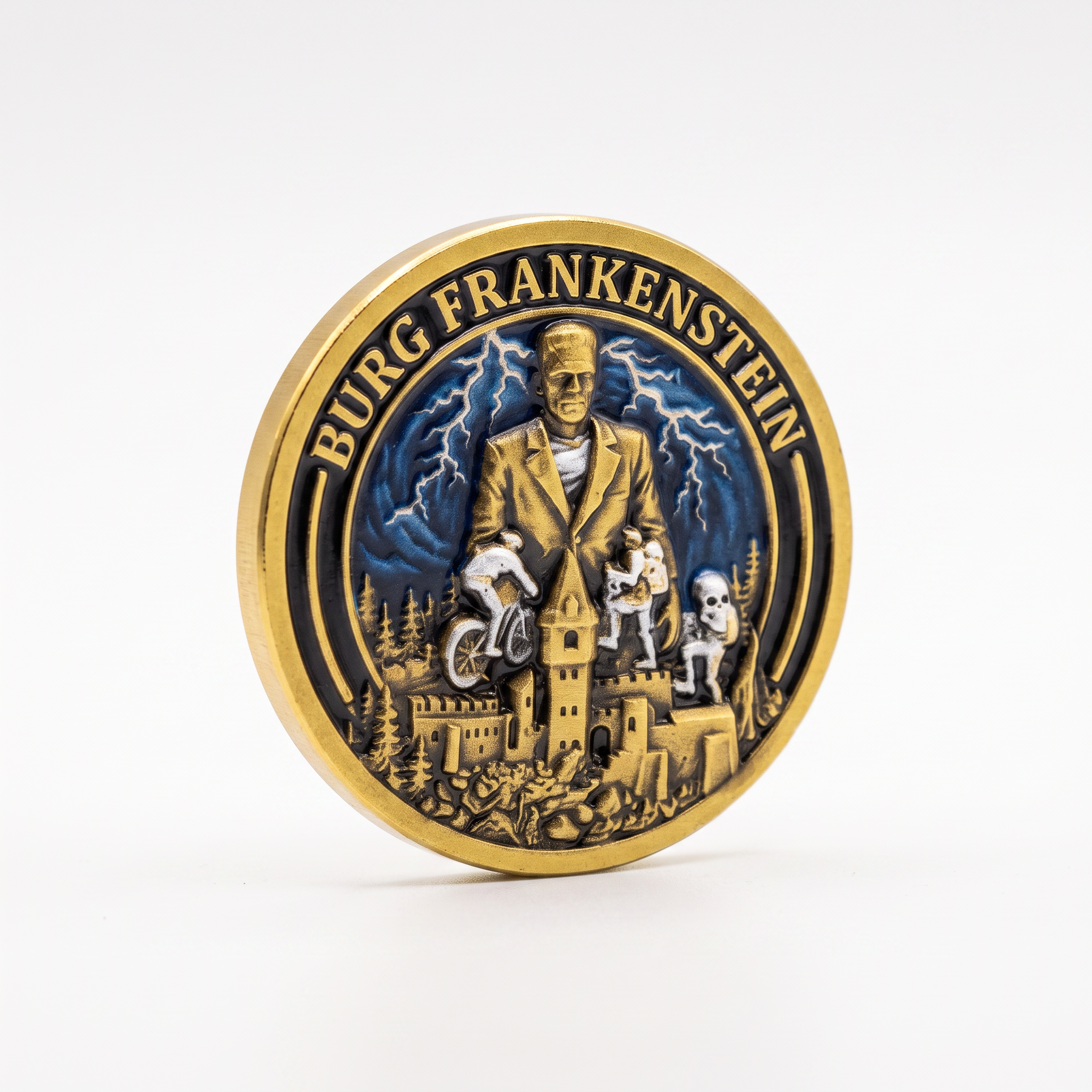 Souvenir-Pin Burg Frankenstein | Burgensteig Bergstraße