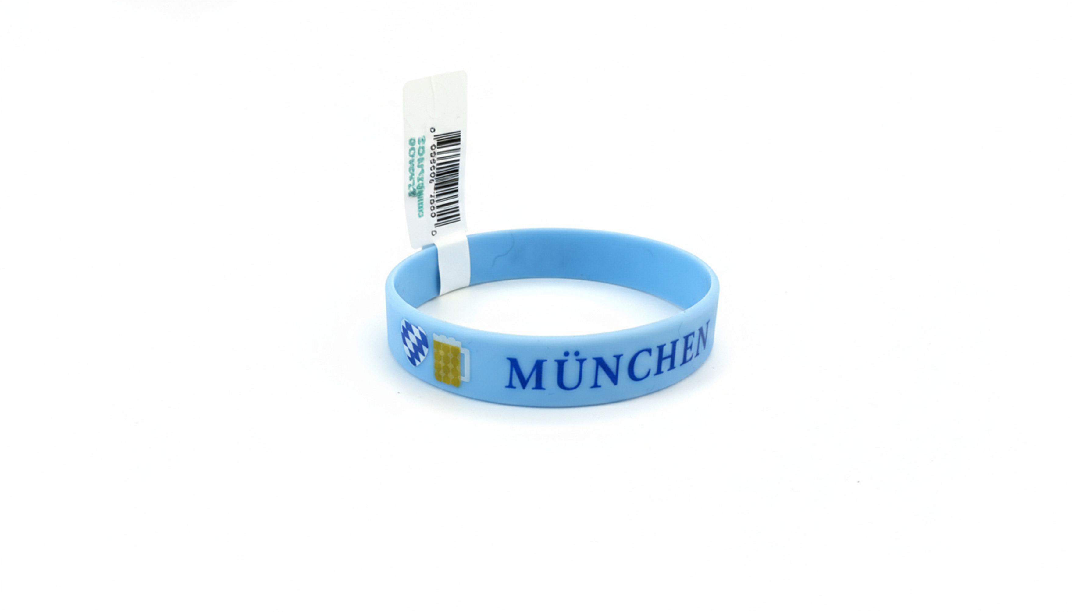 Silikonarmband München Blau