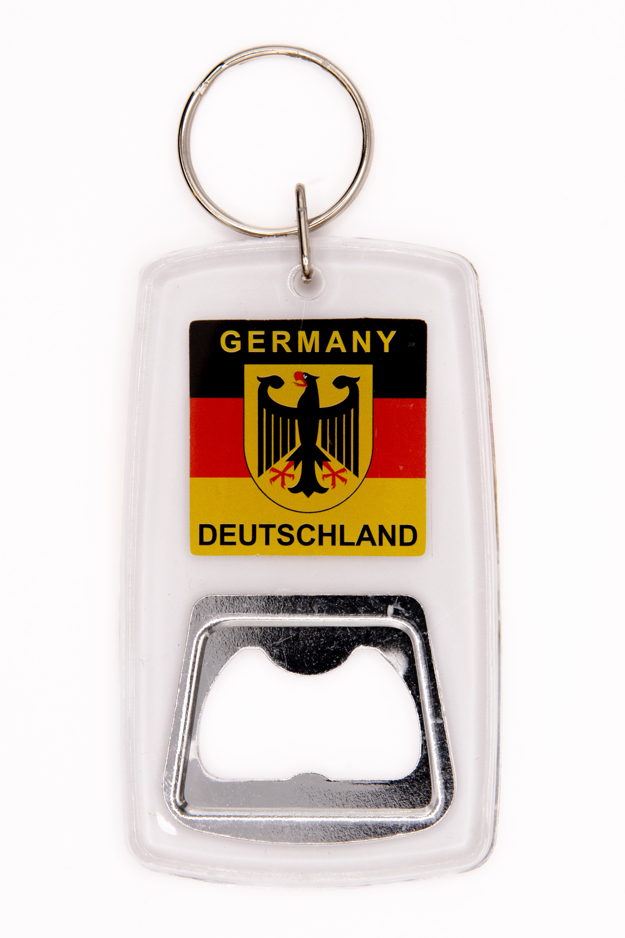 Schlüsselanhänger Deutschland Öffner Acrylglas