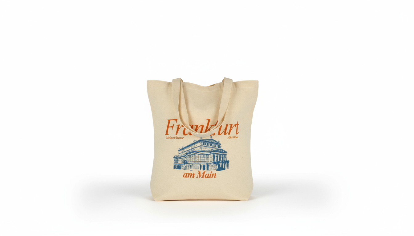 Stofftasche Baumwolle Frankfurt Oper
