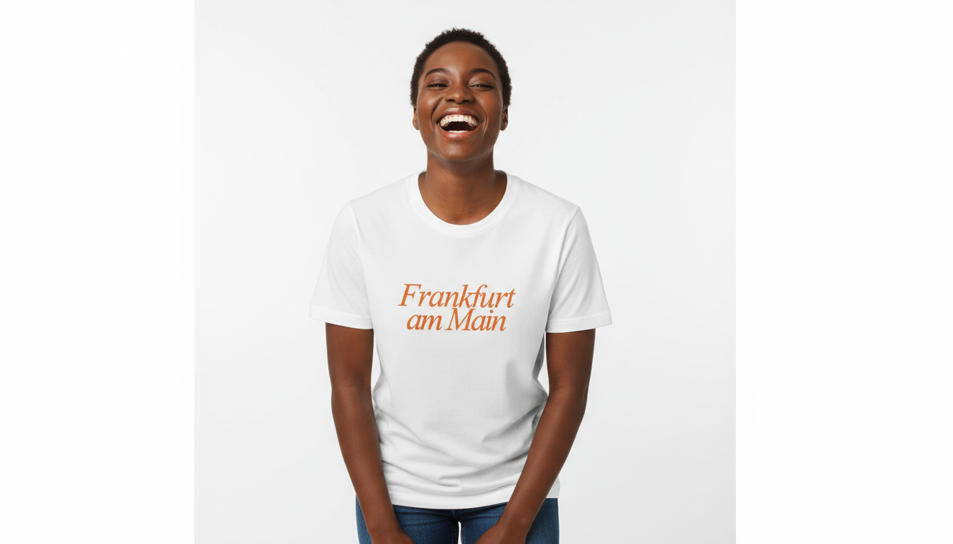 T-Shirt Baumwolle Frankfurt Oper bedruckt