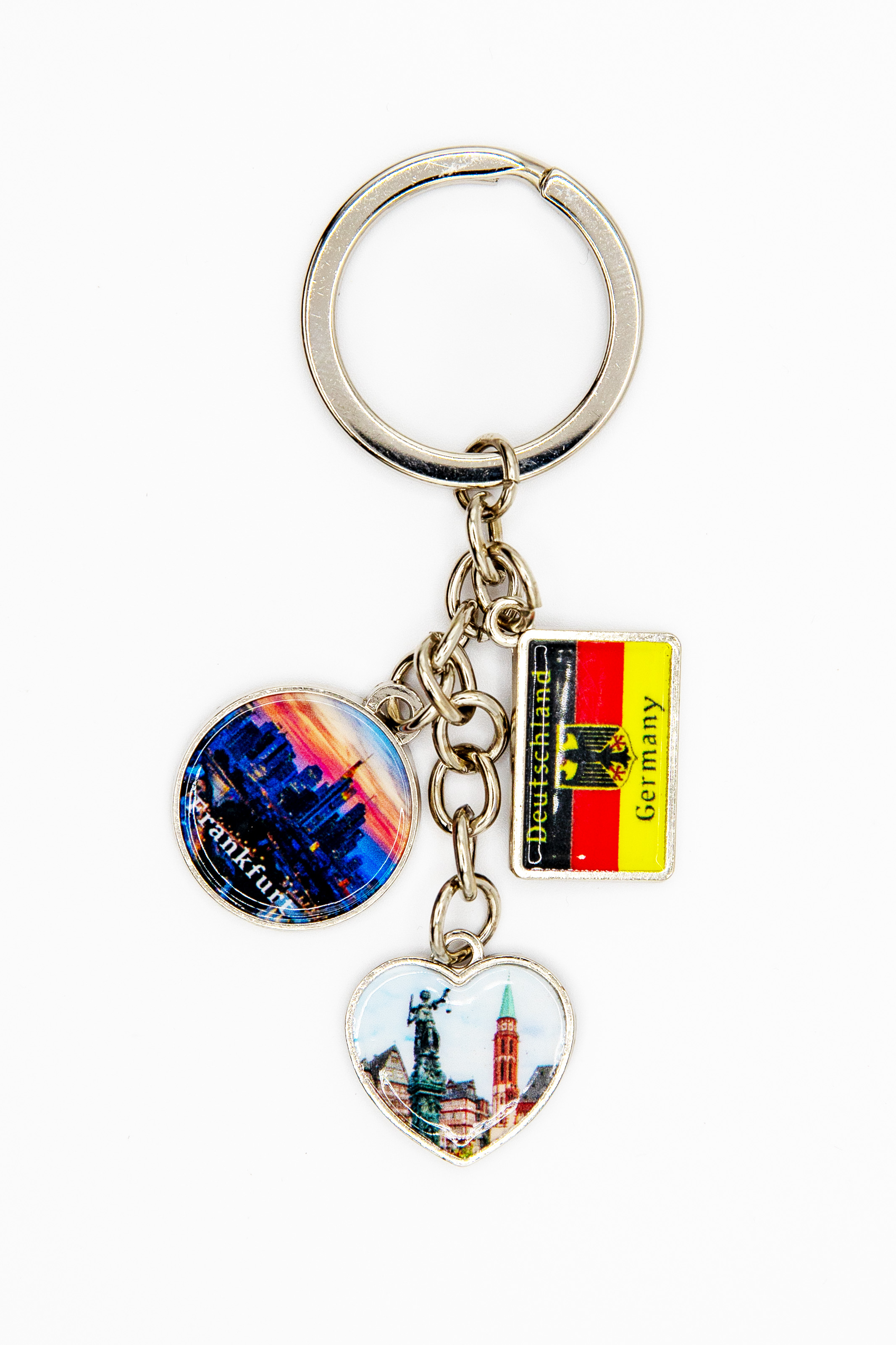 Schlüsselanhänger mit 3 Charms